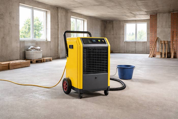 Bautrockner im Einsatz